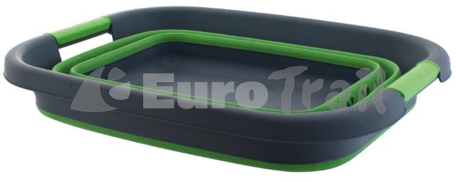 Eurotrail Folding Lightweight Laundry Basket for Caravan Camping Motorhome 