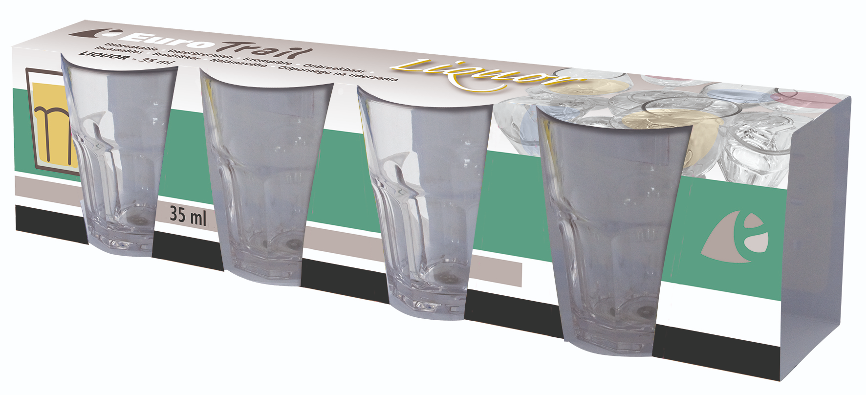 Borrel/Schnapps glas 35ml, foto 2 van 2