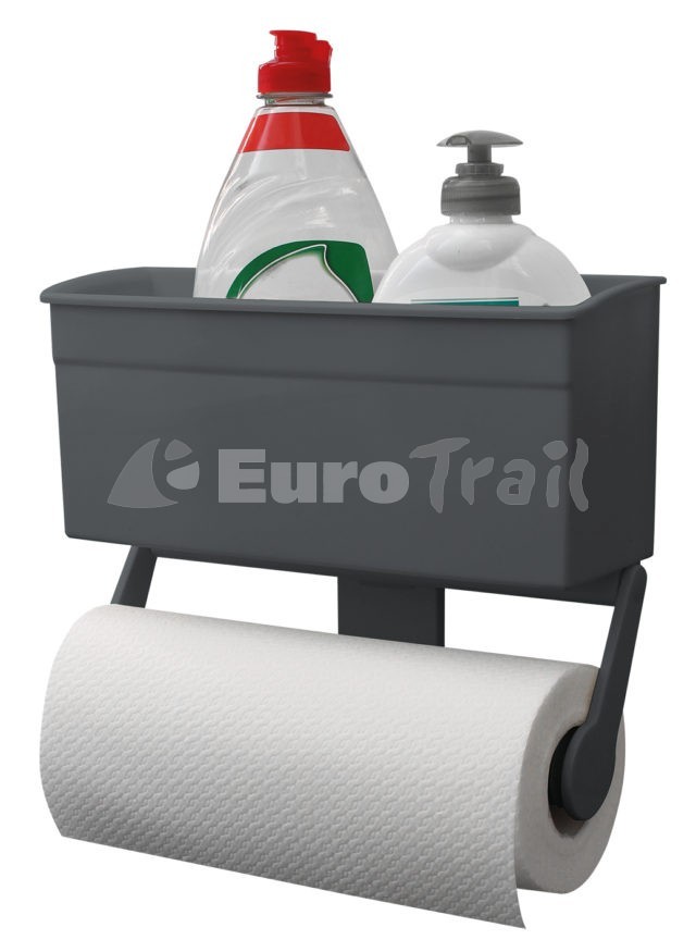 Eurotrail kitchen roll holder with storage box.