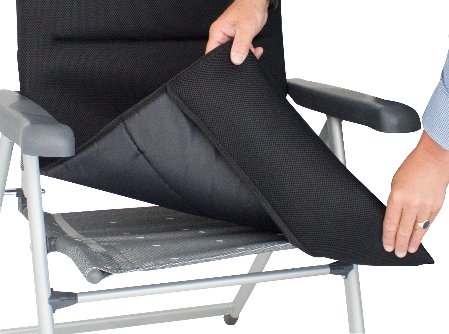 3-D Mesh stoelhoes, foto 3 van 5
