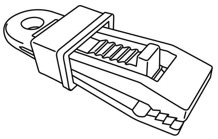 Multi clips set 4 stuks, foto 6 van 6