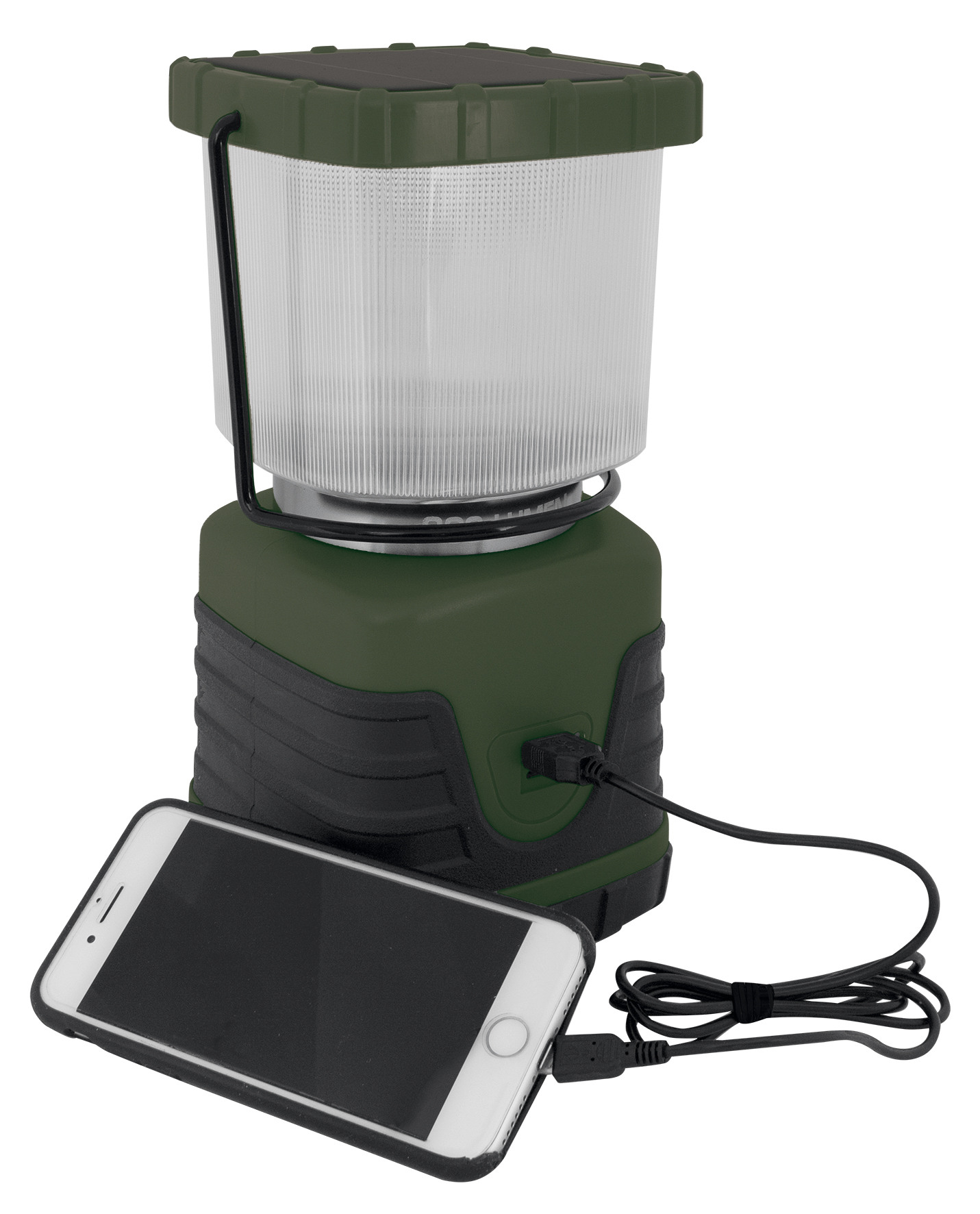 Solar Camping Light with Handle 4400mAh Rechargeable Solar LED