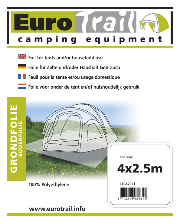 groot Alfabetische volgorde verband Tent folie – ondergrondzeil - Eurotrail | The way we camp!