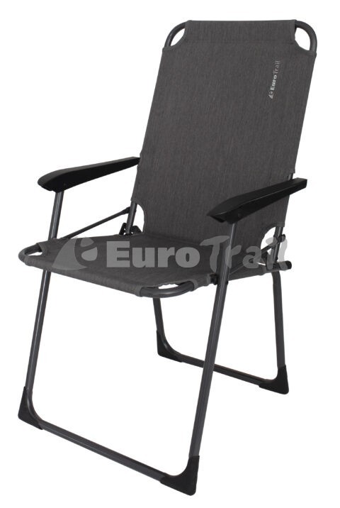 Eurotrail Foldable Portable Camping Garden Beach Chair For Kids Lime 30x24x47 cm 